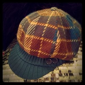 🏅HP🏅🌟3 for $15🌟Dark Teal Patterned Winter Hat